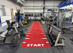 Open, relaxed training space — no crowded gym floor